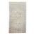 Antique Rug 4x7 | Faded Ivory & Blue With Stylized Geometric & Floral Motifs For Sale