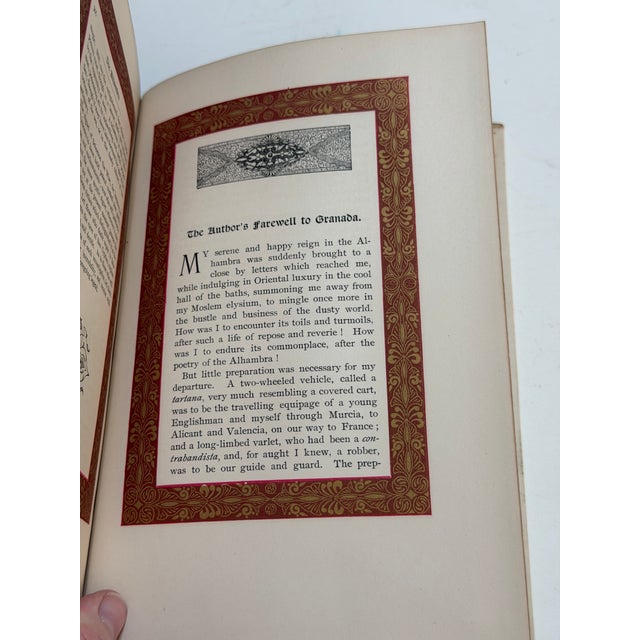1892 Washington Irving the Alhambra Darro Edition, 2 Volumes With Original Wrappers For Sale - Image 12 of 12
