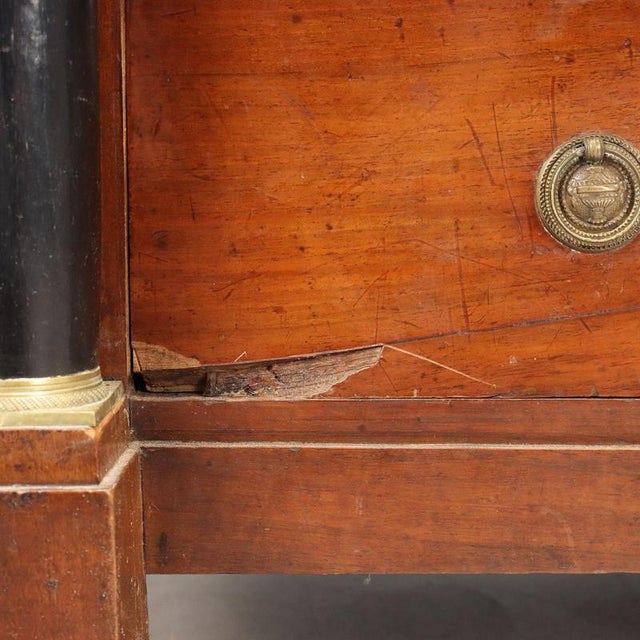 Empire Chest of Drawers in Walnut For Sale - Image 9 of 14
