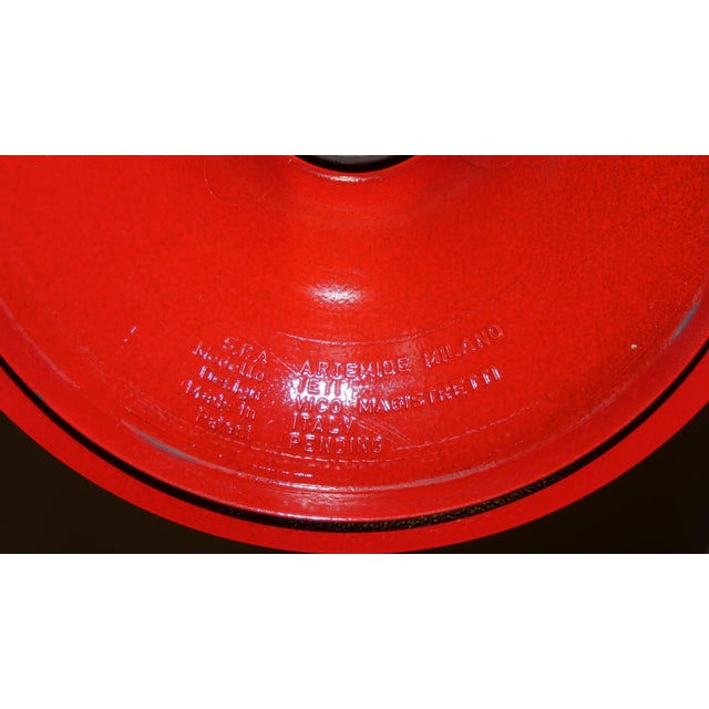 Red Teti Ceiling Lamp by Vico Magistretti for Artemide, Italy, 1970 For Sale - Image 8 of 10