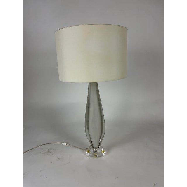 Archimede Seguso Italian Murano Lamp Attributed to Seguso For Sale - Image 4 of 7