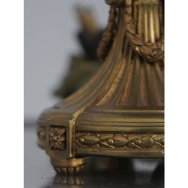 Metal 19th Century French Gilt Bronze Converted Table Lamps - a Pair For Sale - Image 7 of 15