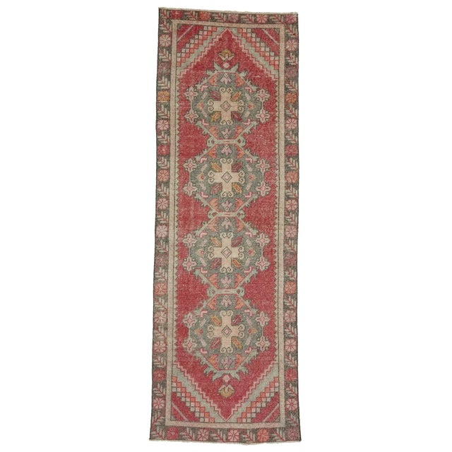 Textile Vintage Turkish Konya Runner- 2′10″ × 8′6″ For Sale - Image 7 of 7