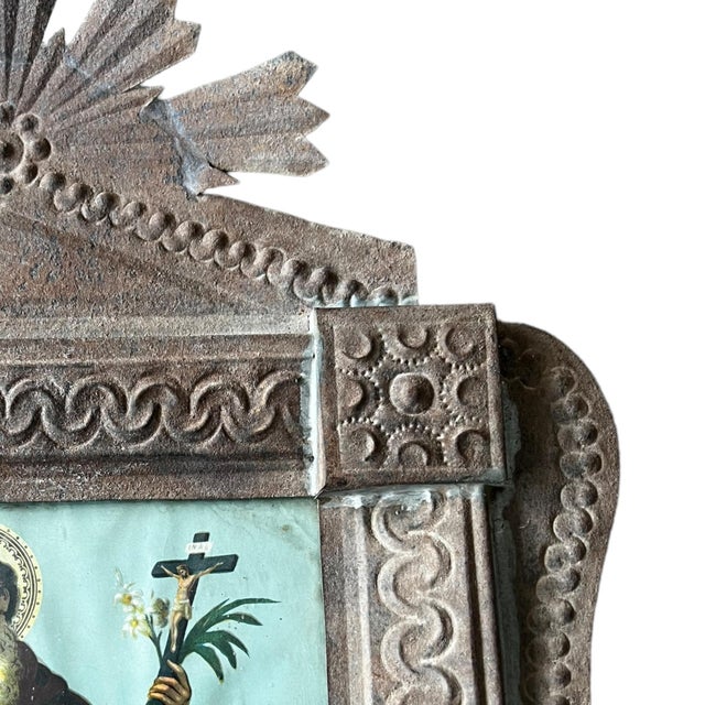 19th Century Saint Cyrus of Alexandria Retablo Print Chairish