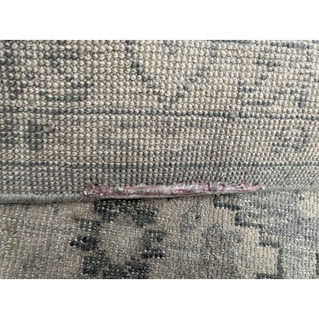Rh Allegra Wool Rug – 8x10 Silver / Sand | Hand-Knotted | Oushak-Inspired Design For Sale - Image 9 of 18
