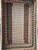Vintage Wicker and Vinyl Rattan Picnic Basket Red Green and White Picnic Basket Suitcase For Sale - Image 11 of 12