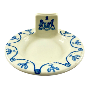 1920s Syracuse China Adam Pattern Match Holder Ash Tray