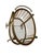 Metal 1950's French Maison Baguès Brass & Glass Two Tier Bar Cart, Attributed For Sale - Image 7 of 10