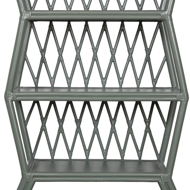 Hollywood Etagere, Evergreen For Sale In West Palm - Image 6 of 6