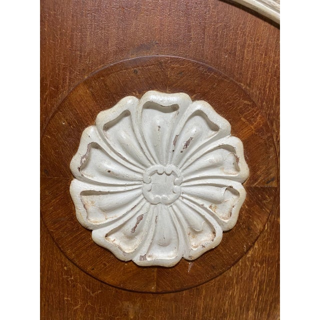 Brown 19th C. Canopy Bed Corona / Pelmet / Architectural Cornice Crowns - Pair For Sale - Image 8 of 14