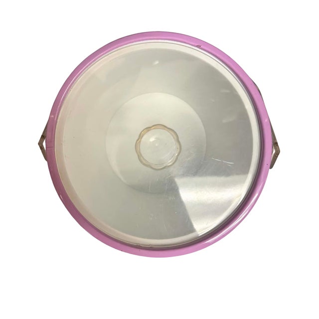 1970s Vintage Mr. Ice Bucket Pink Lucite Ice Bucket For Sale - Image 5 of 9