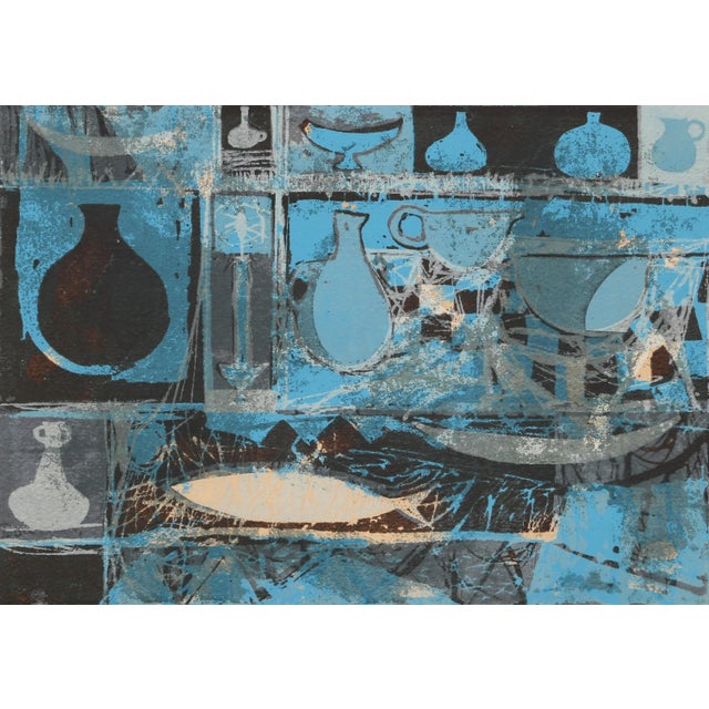 Figurative Early 21st Century "Fish and Vessels P2.74" Acrylic Painting by Eve Nethercott For Sale - Image 3 of 3