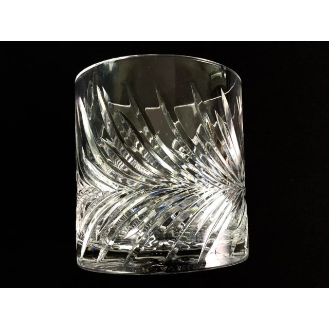 Glass 1980s Cut Glass Biscuit Jar For Sale - Image 7 of 9