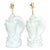 Vintage Coastal Plaster Conch Shell Lamps - Set of Two For Sale