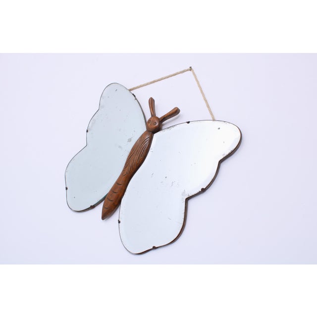 Art Deco Butterfly Mirror, 1930s For Sale - Image 4 of 17