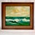 Hollywood Regency 1972 Vintage Coastal Impressionist Original Seascape Oil Painting - Artist Signed, Framed For Sale - Image 3 of 12