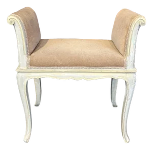 Antique French Painted Louis XV Banquette Bench