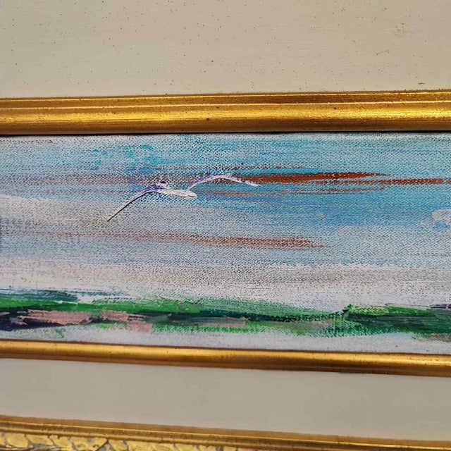 Ernesto Treccani, Landscape, Oil on Canvas For Sale - Image 3 of 10