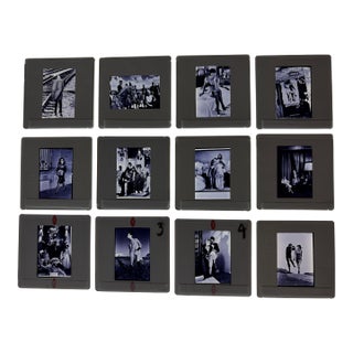 1980s Helmut Newton Set of 12 Original Transparencies For Sale