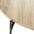 Aida Retro Mid Wood Coffee Table in Light Oak & Black For Sale - Image 4 of 8