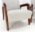 New Linen Upholstery Heavy Solid Maple Frames American Lounge Chairs - A Pair For Sale - Image 9 of 12