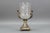 Czech crystal glass and brass vase with cherubs, ca. 1970s. This beautiful Victorian-style vase features a clear, cut...