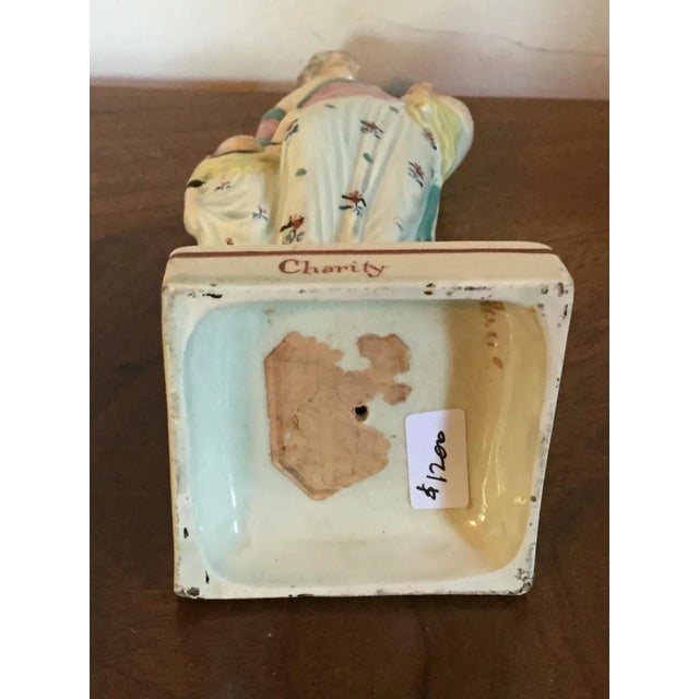Early 19th Century English George III Staffordshire Pearlware Figure of Charity For Sale - Image 10 of 11