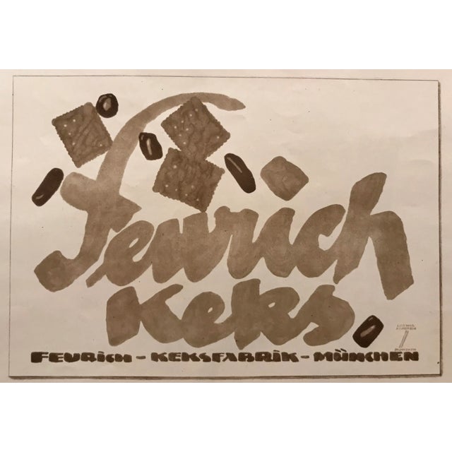 1920s Original Double- Sided 1926 German Art Deco Fashion Print, Kitty Starling Starling/Coffee House For Sale - Image 5 of 7