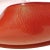 Vintage Murano Barbini Persimmon Orange White Gold Flecks Italian Art Glass Centerpiece Fruit Bowl For Sale - Image 10 of 12