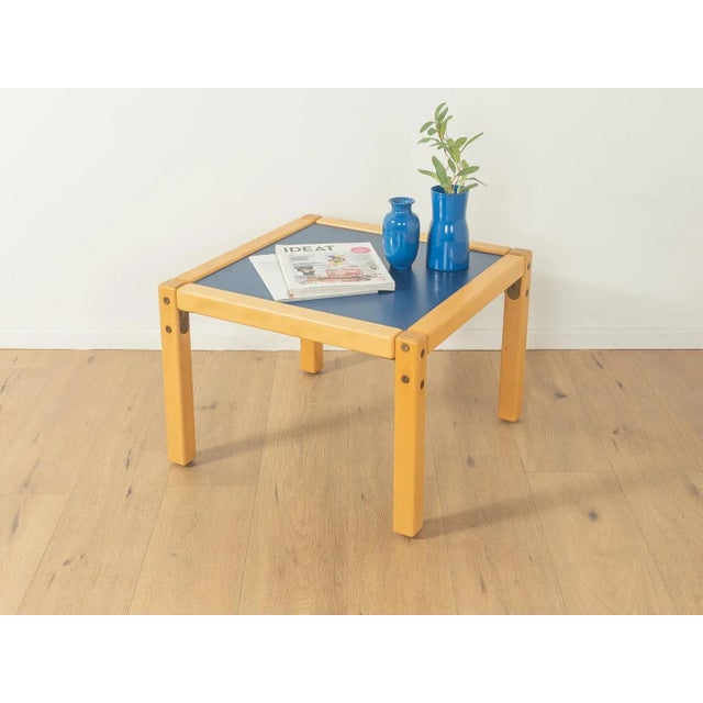 Coffee table from the "Profilsystem" collection by Flötotto from the 1970s with a solid beechwood frame and original dark...