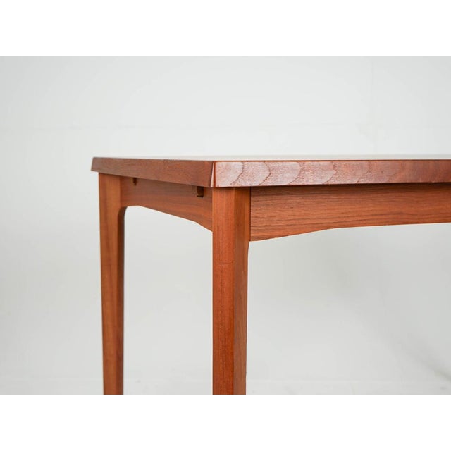 Mid-Century Modern Vintage Extendable Dining Table in Teak, 1960s For Sale - Image 3 of 16