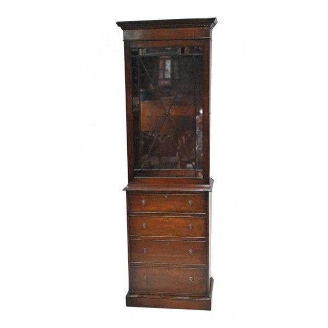 Georgian Bookcase Display Cabinet For Sale - Image 11 of 11