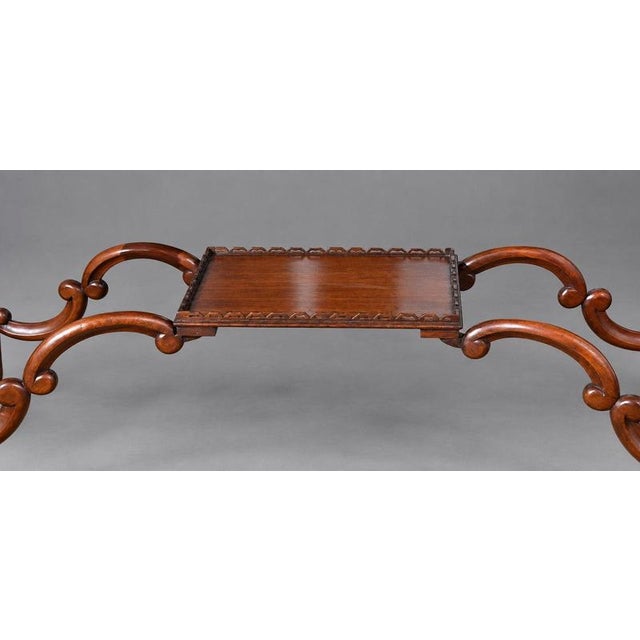 Late Chinese Victorian Chippendale Style Mahogany Display Cabinet, 1890 For Sale - Image 6 of 8