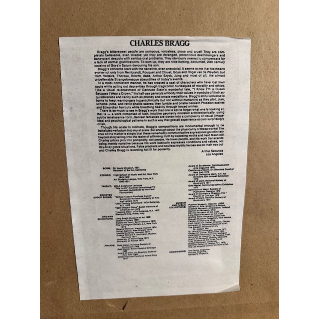 Brown Late 20th Century Charles Bragg Signed Serigraph For Sale - Image 8 of 8