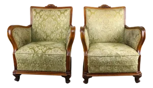 Victorian Chairs, Armchairs and Sofa, Set of 5