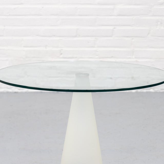 Fontana Arte Birillo Side Table attributed to Parisotto for Fontana Arte, 1980s For Sale - Image 4 of 13