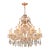 1920s Art Nouveau Maria Theresa Crystal Chandelier Lustre Brass Glass Antique For Sale