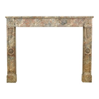 Waldorf Astoria French Regency Marble Fireplace Mantel For Sale