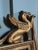 Wood Antique Federal Style Giltwood Wall Mirror With Winged Griffins - C. 1900 For Sale - Image 7 of 14