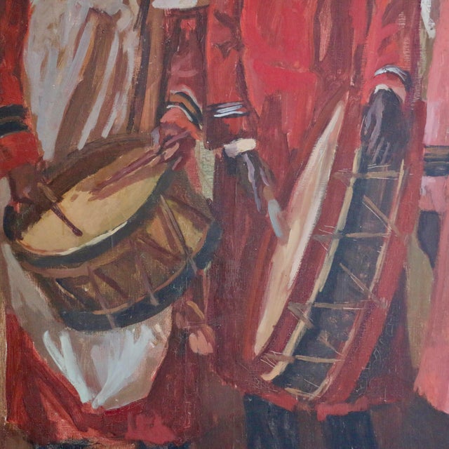 George-André Klein, Figurative Composition, 1937, Oil on Canvas For Sale - Image 6 of 13