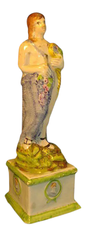 1790 Pearlware Staffordshire Figure of Summer