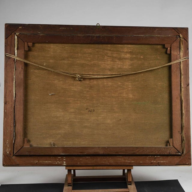 Wood Landscape, Oil on Canvas, Early 1900s, Framed For Sale - Image 7 of 9