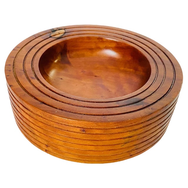 Wood Ashtray in Brown Color, France, 1970s For Sale