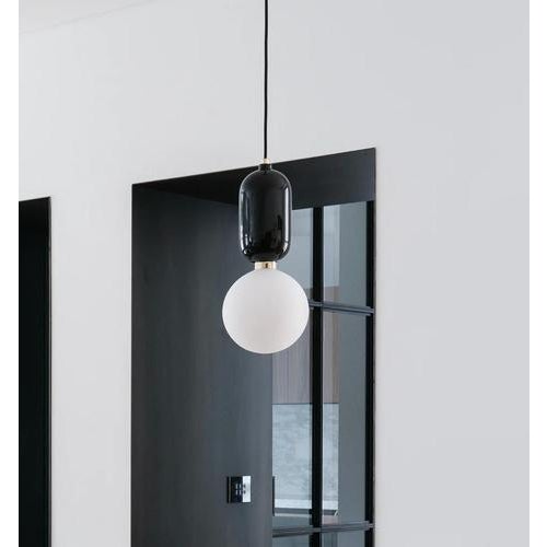 Aballs T PE Black Suspension Lamp by Jaime Hayon for Parachilna For Sale - Image 9 of 13