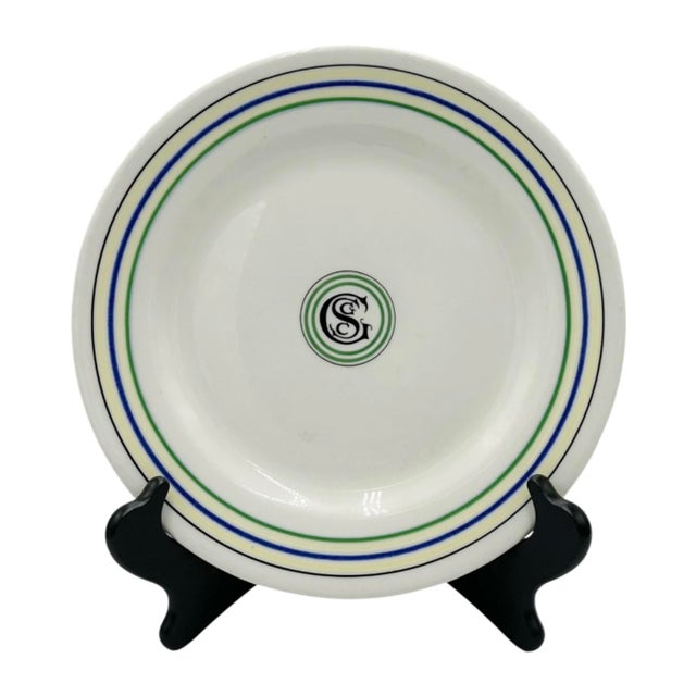 Vintage Gulf Stream Golf Club Del Ray Beach, Florida Plate 10"d For Sale In Washington DC - Image 6 of 8