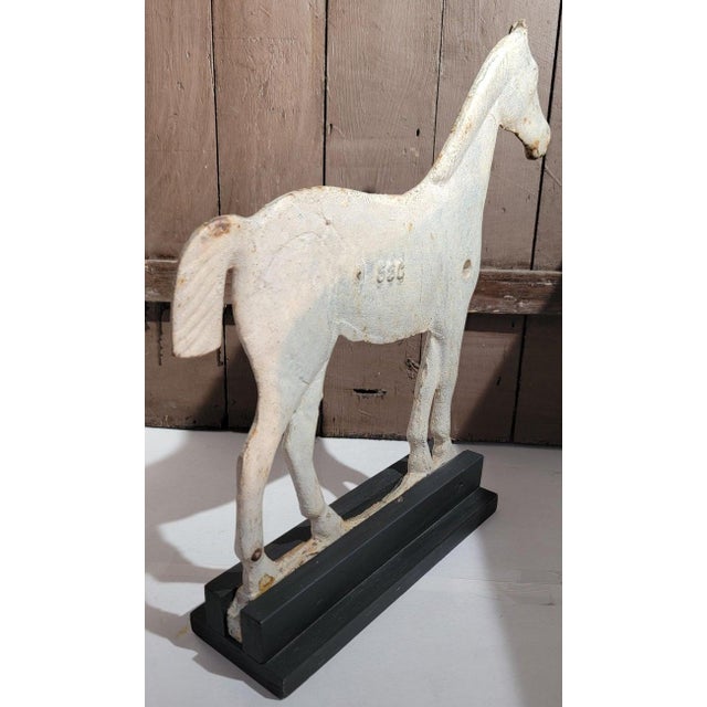 19thc Rochester Iron Works Windmill Weight Horse For Sale - Image 4 of 10