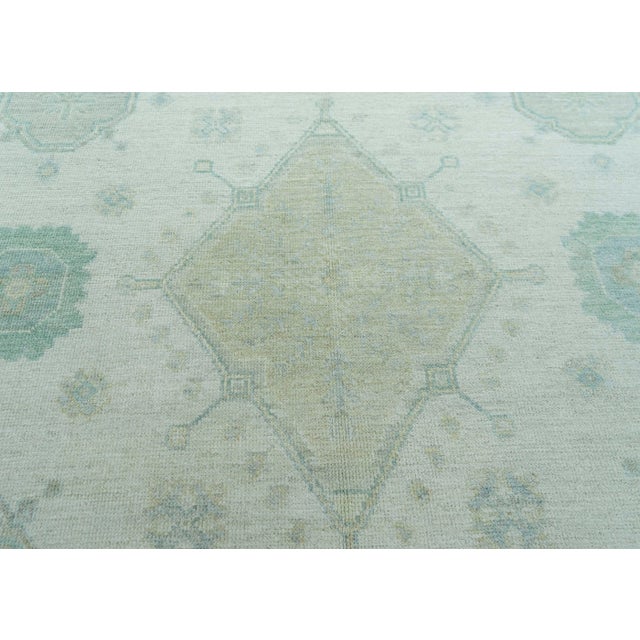 Turkish Turkish Oushak Rug 9'4" x 12'6" #19402 For Sale - Image 3 of 8