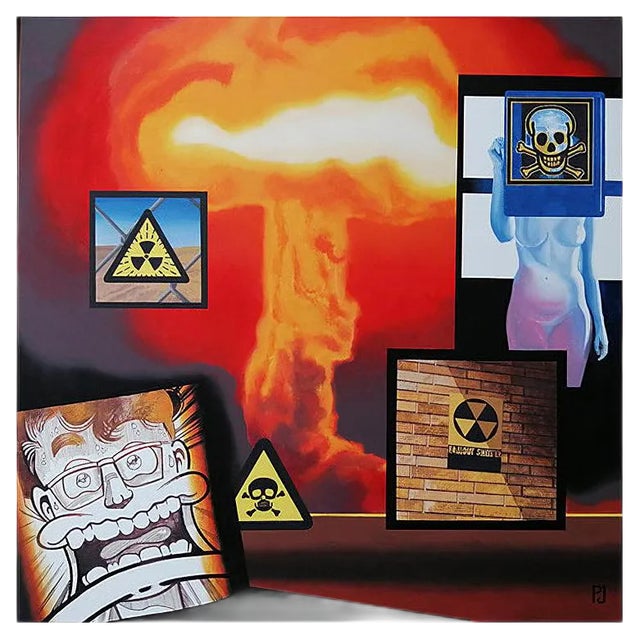 Pierre Jacob, Klasen Pop Portrait, 2020, Acrylic Paint on Canvas For Sale