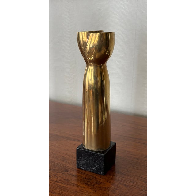 Sigurd Persson, Abstract Composition, 1973, Brass & Marble For Sale - Image 10 of 10