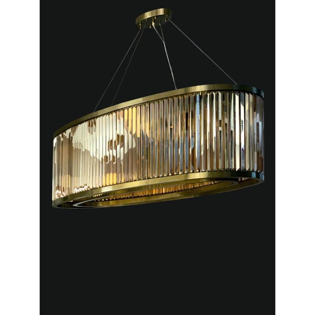 Collection Labirinto Chandelier in Metal and Crystal by Jago For Sale - Image 4 of 13